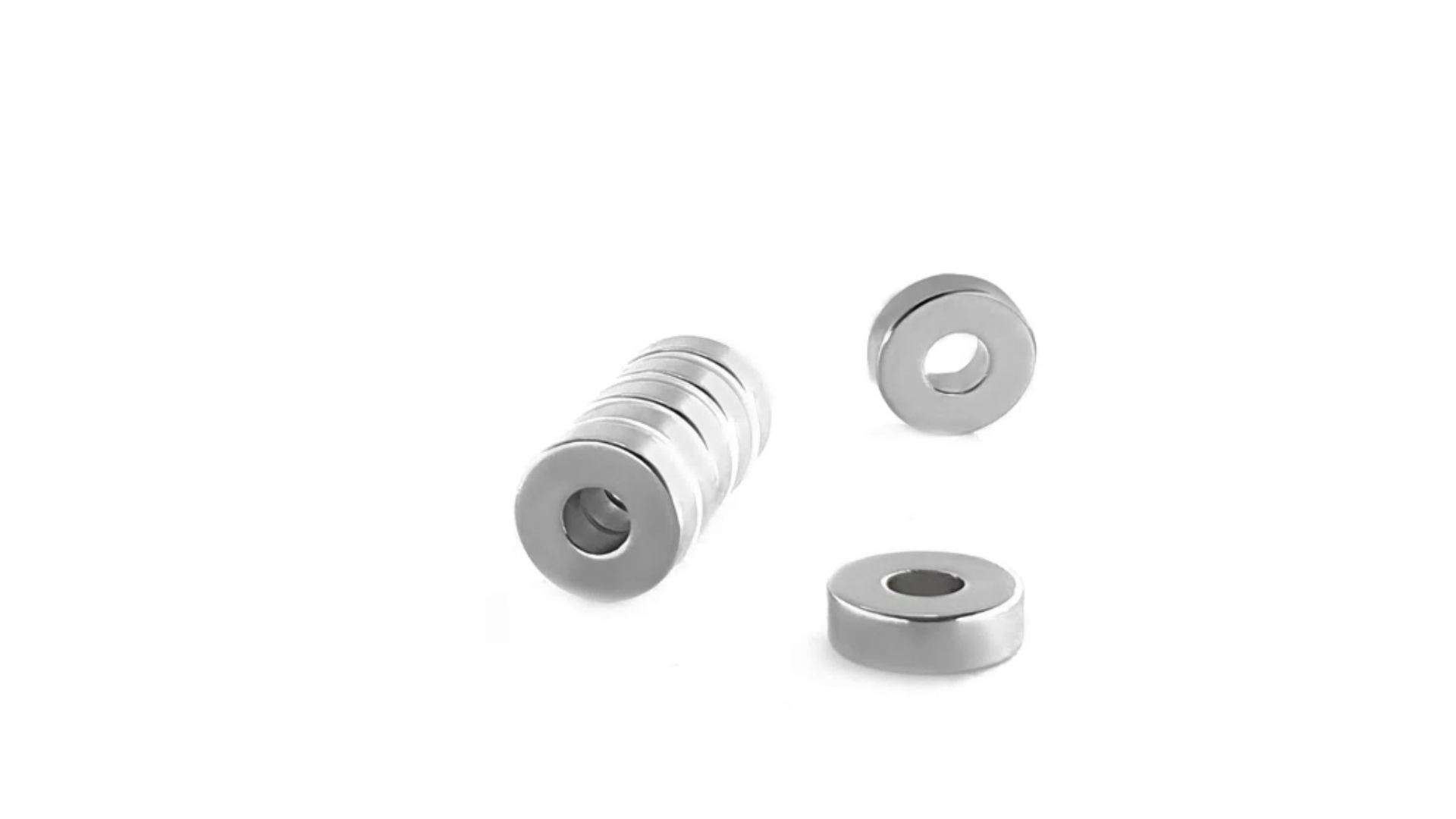 Imã de Ferrite Anel 60mmx10mm com Furo 32mm - Dicomag